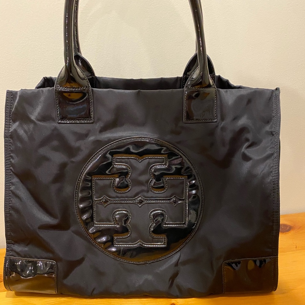 Authentic Tory Burch Ella Large Nylon Tote Bag